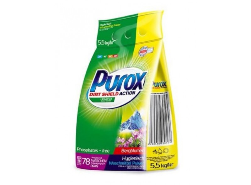 Стиральный порошок Purox Universal 5,5 кг, п/е (97-108)